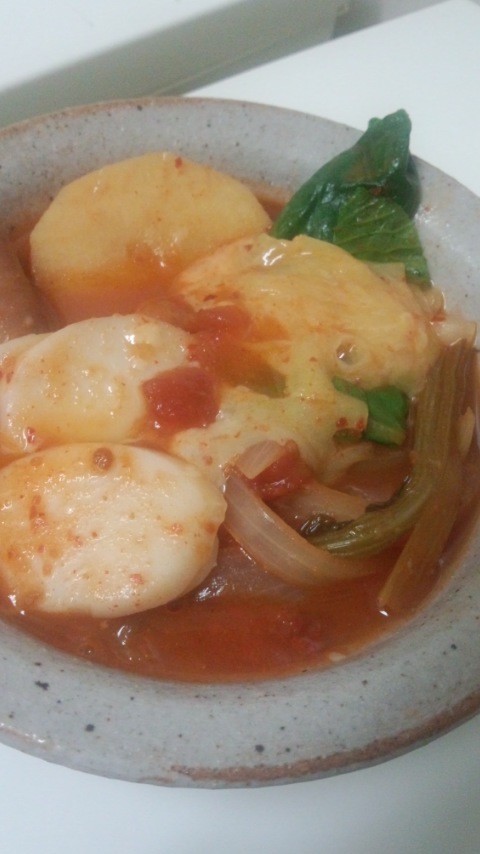 美味っ◆ピリ辛トマト鍋◆韓国の味を再現の画像