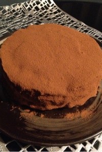 分量簡単！15cm型チョコケーキ
