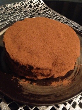 分量簡単！15cm型チョコケーキの画像