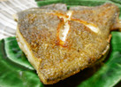 フライパンでカレイの唐揚げ