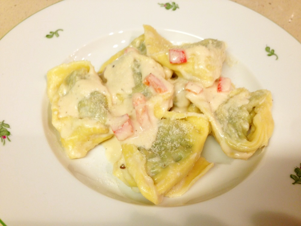 クリーミートルテッリーニミネストローネのレシピ