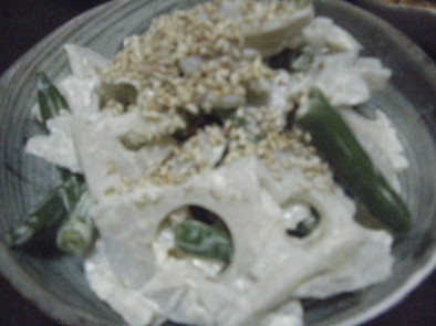 レンコンの副菜の写真