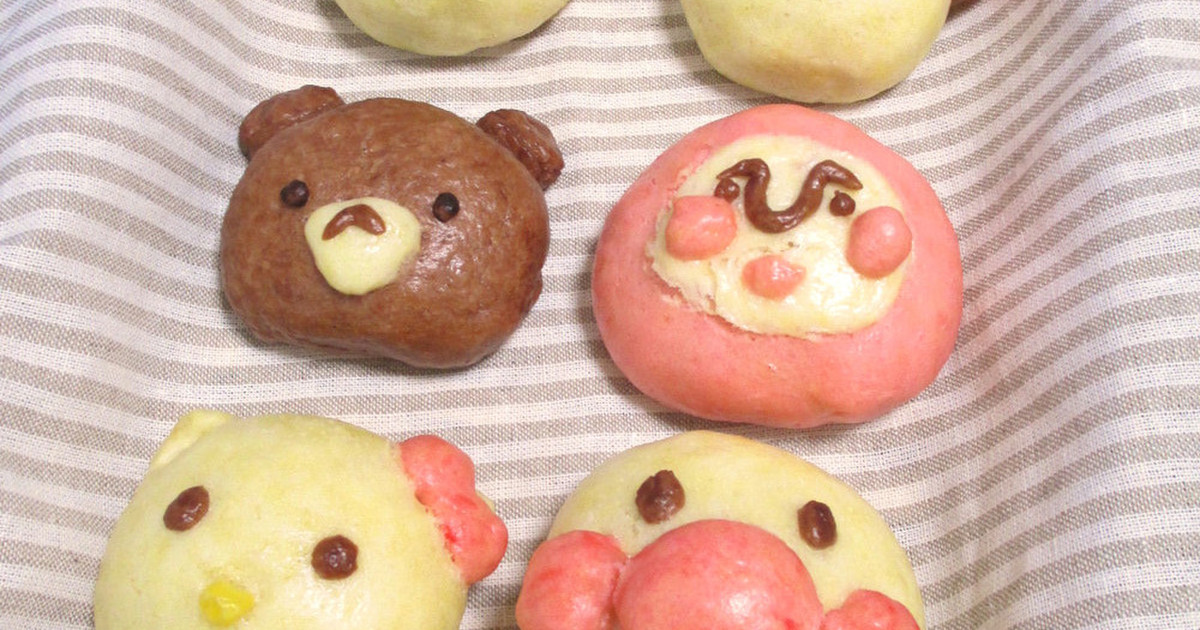 Hmで簡単あんまん リラックマ モモジリ レシピ 作り方 By Marrietty クックパッド 簡単おいしいみんなのレシピが359万品