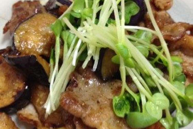 すぐ出来る ナスと豚の焼肉のタレ炒め レシピ 作り方 By あきそららん クックパッド 簡単おいしいみんなのレシピが358万品