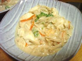 豆腐の豆乳みそ煮