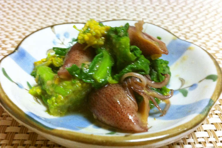 菜の花とホタルイカの酢味噌和え レシピ 作り方 By ふわふわふわふわ クックパッド 簡単おいしいみんなのレシピが370万品