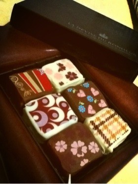 転写シートで生チョコ(゚∀゚)