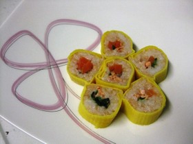 赤ちゃんにも恵方巻き♪(太巻き)☆離乳食