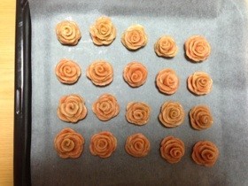 ❀超かんたん薔薇クッキーの画像