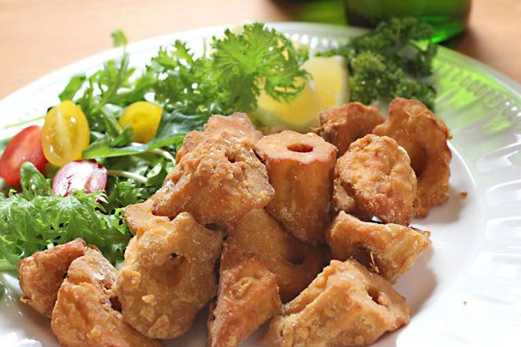 改良版 サクッもちっ ちくわぶの唐揚げ レシピ 作り方 By Iloveちくわぶ クックパッド 簡単おいしいみんなのレシピが352万品