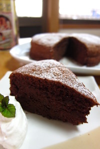 スフレチョコレートケーキ