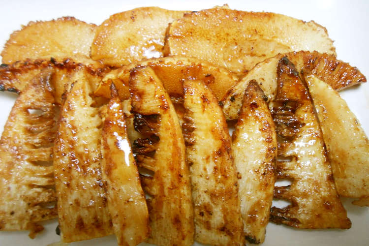 水煮たけのこのバター焼き レシピ 作り方 By はなおじさん クックパッド 簡単おいしいみんなのレシピが357万品