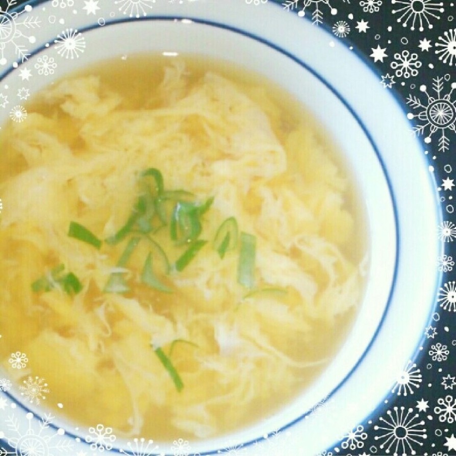 ふんわり玉子★中華風の《かき玉スープ》の画像