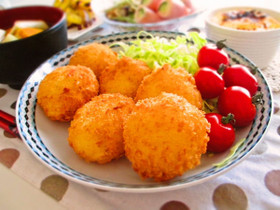 ヘルシー美味しい♡はんぺんでお魚コロッケ