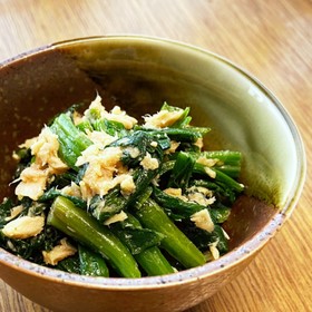 胡麻和え ⇒ ほうれん草【ツナ味噌】和え