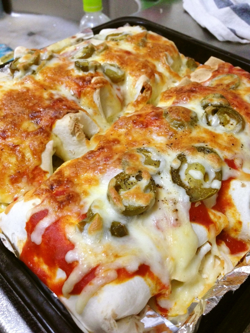 鶏ひき肉のエンチラーダのレシピ