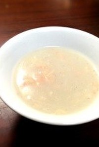 中華風カニ豆乳スープ