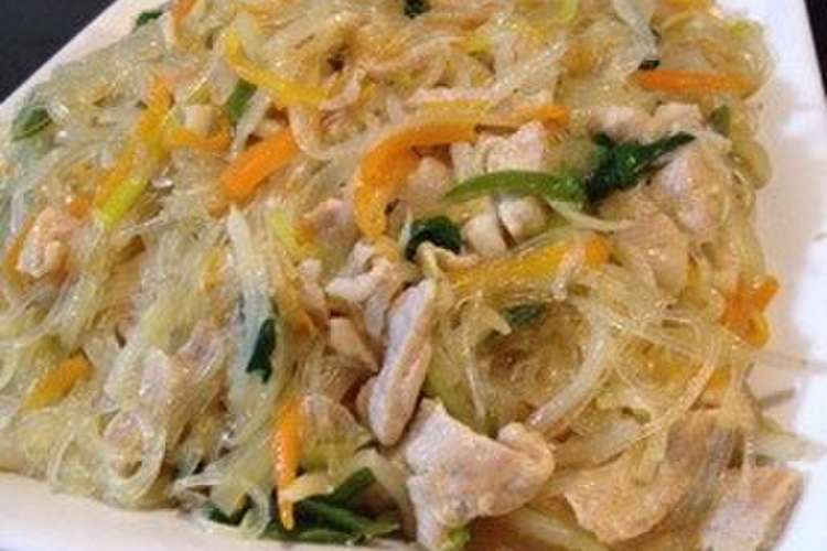 下ゆでなし 春雨とたっぷり野菜の豚塩炒め レシピ 作り方 By Riamam クックパッド 簡単おいしいみんなのレシピが352万品