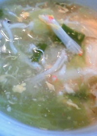 カニカマのとろりんスープ