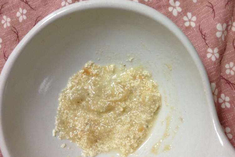 離乳食初期 きな粉バナナの豆腐和え レシピ 作り方 By じゅんはむ クックパッド