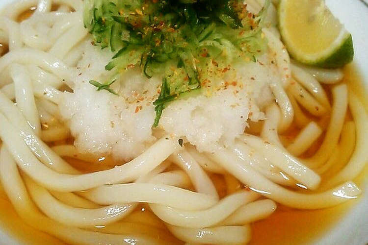 すだちおろしうどん ランチに レシピ 作り方 By とりいと クックパッド