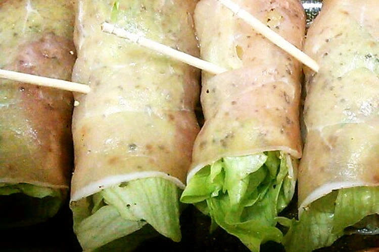 生ハム野菜ロールサラダ バジルソルト レシピ 作り方 By とりいと クックパッド 簡単おいしいみんなのレシピが372万品