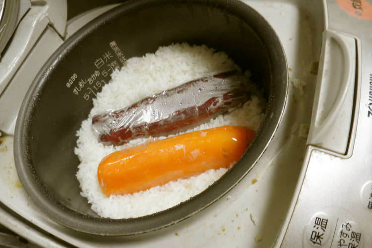 簡単 炊飯とついでに蒸し野菜 レシピ 作り方 By T 温子 クックパッド 簡単おいしいみんなのレシピが366万品