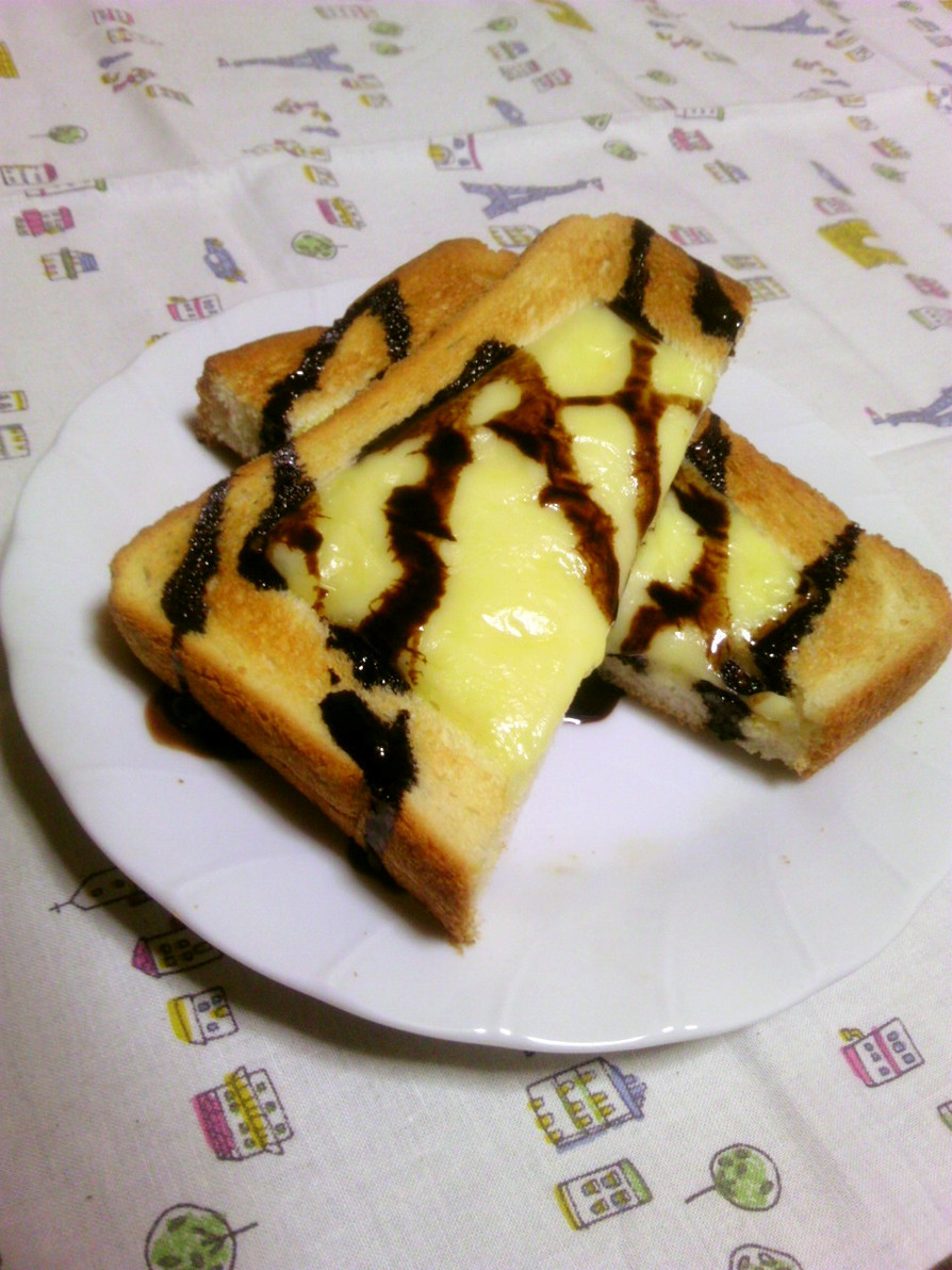 チョコチーズトースト☆の画像