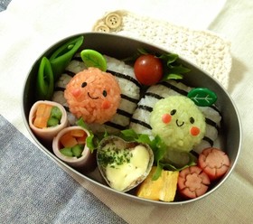 簡単♡小さなりんごちゃん♪キャラ弁