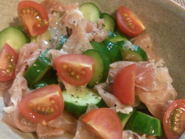 簡単 生ハムきゅうりサラダ レシピ 作り方 By プクチョコ クックパッド 簡単おいしいみんなのレシピが375万品