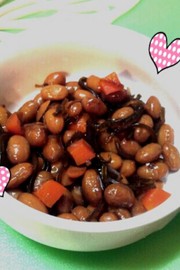 お弁当に♪節分豆&塩昆布の煮豆の写真