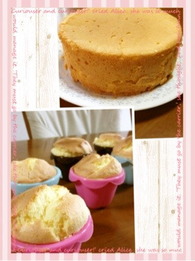 簡単シフォン風スポンジ☆ノンオイルケーキ