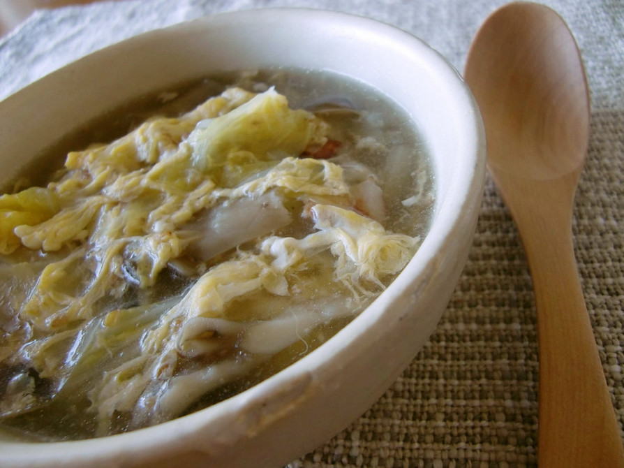 低カロリーで満腹❤たまご中華スープの画像
