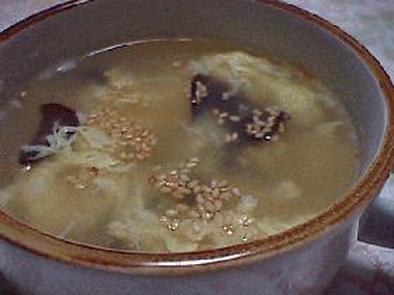 失敗しない！きくらげと溶き卵の中華スープの写真