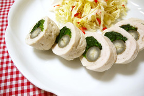 【ルクエ】鶏ささみのごぼう巻き