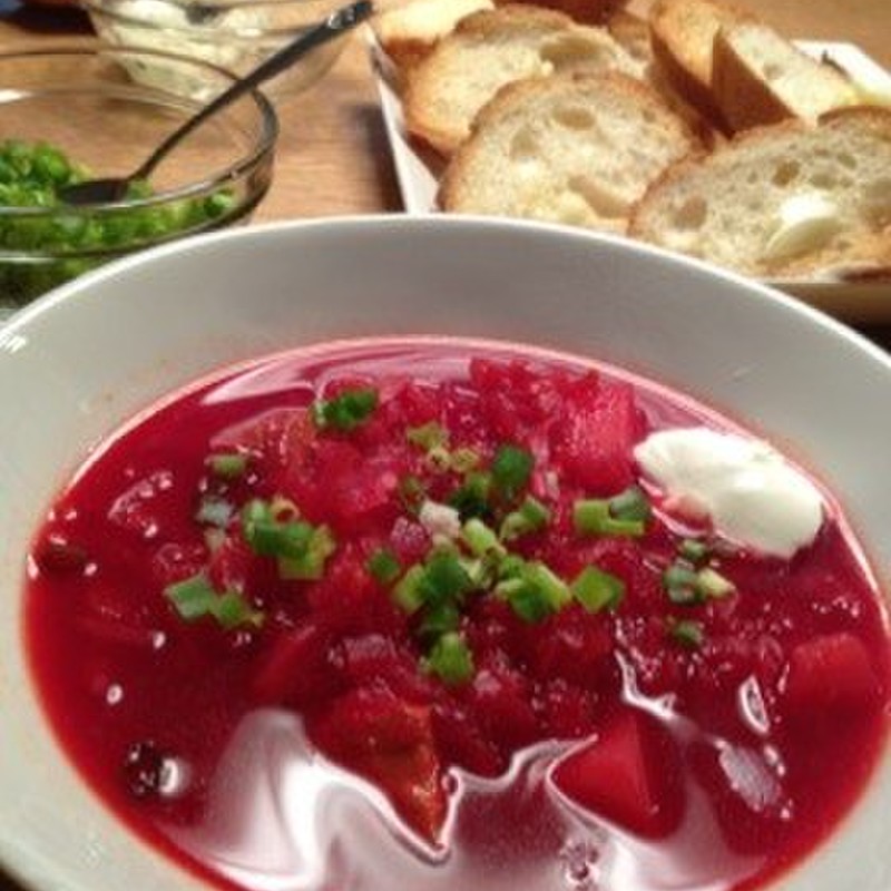 家族のボルシチのレシピ