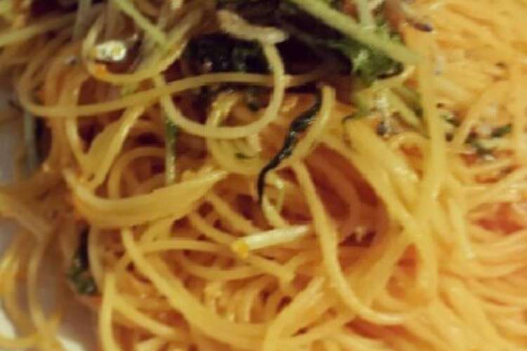 じゃこととびこのパスタ レシピ 作り方 By さばえ クックパッド 簡単おいしいみんなのレシピが357万品