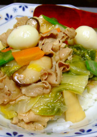 野菜たっぷり簡単中華丼！