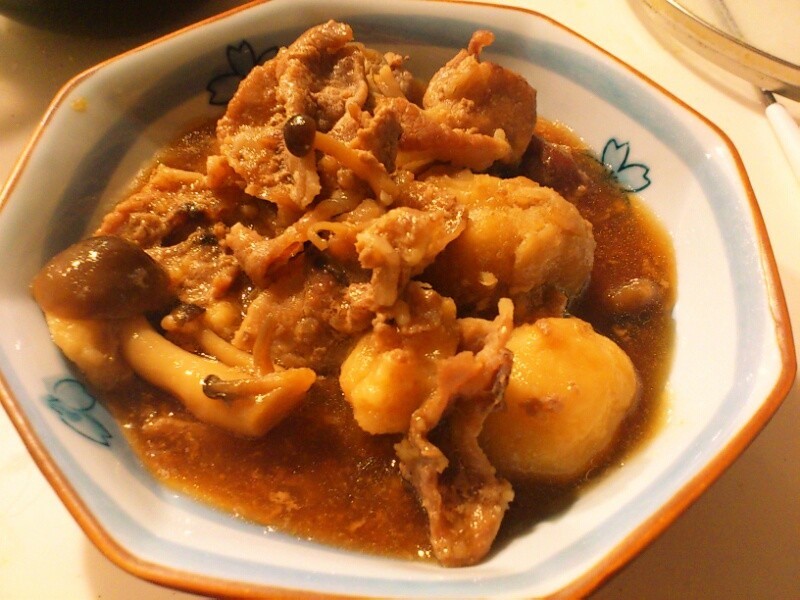 牛肉と里芋の甘辛煮の画像