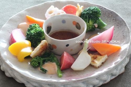 女子会 お勧めレシピ★温野菜の中華サラダの画像