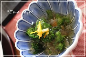 菜の花ジュレ