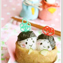 ひな祭りにたくさん作りたい オープンいなり寿司 が可愛い クックパッドニュース