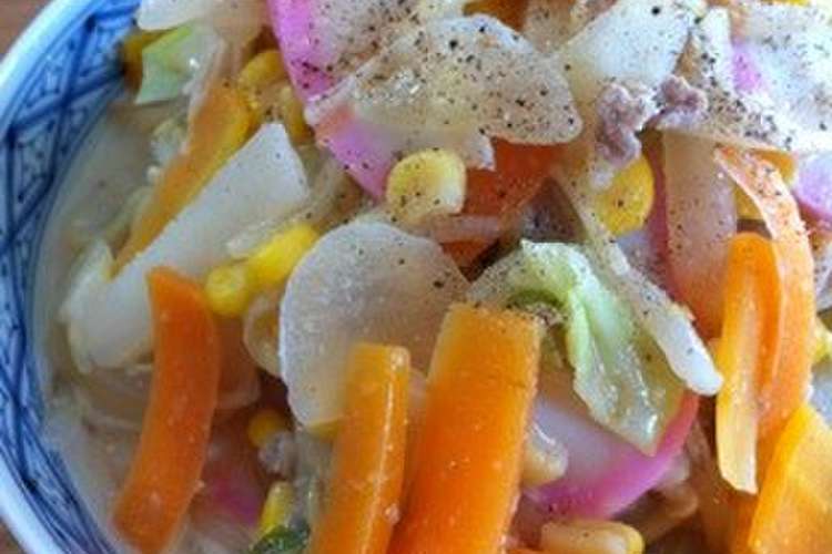 野菜たっぷり お家でちゃんぽん麺 レシピ 作り方 By ぱんのミミ クックパッド 簡単おいしいみんなのレシピが352万品