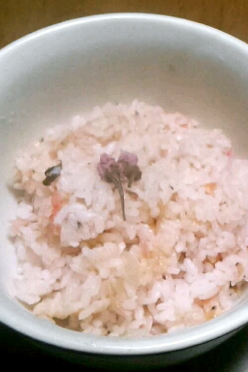 俺流…春の桜炊き込みご飯の画像