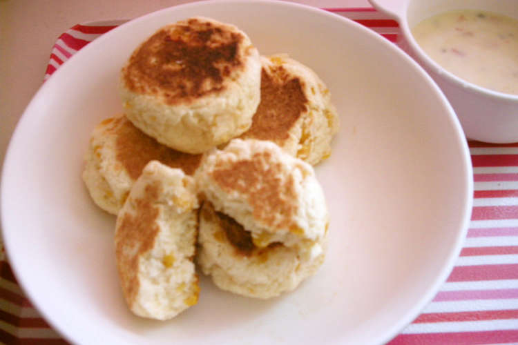 ｈｍ フライパン 簡単コーンパン レシピ 作り方 By ぽさ ぽさ クックパッド 簡単おいしいみんなのレシピが350万品