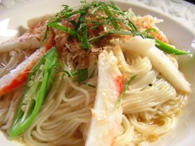 冷静パスタ風そうめん