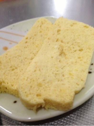 【糖質制限】おからと大豆粉のレンジパンの写真
