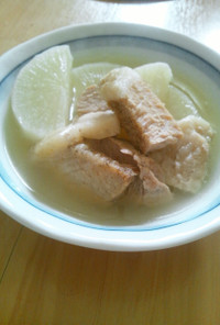 塩豚と大根の煮物スープ