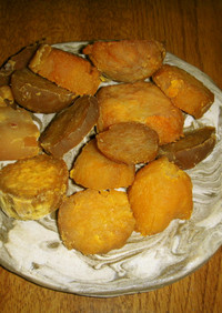 手作り安穏芋の干し芋　炊飯器レシピ