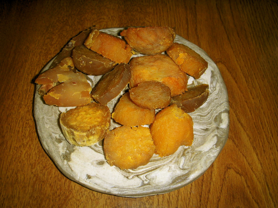手作り安穏芋の干し芋　炊飯器レシピの画像